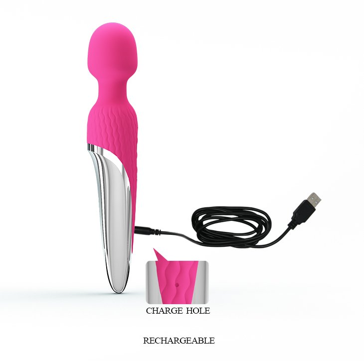 7-Speed USB Charging massages in pink