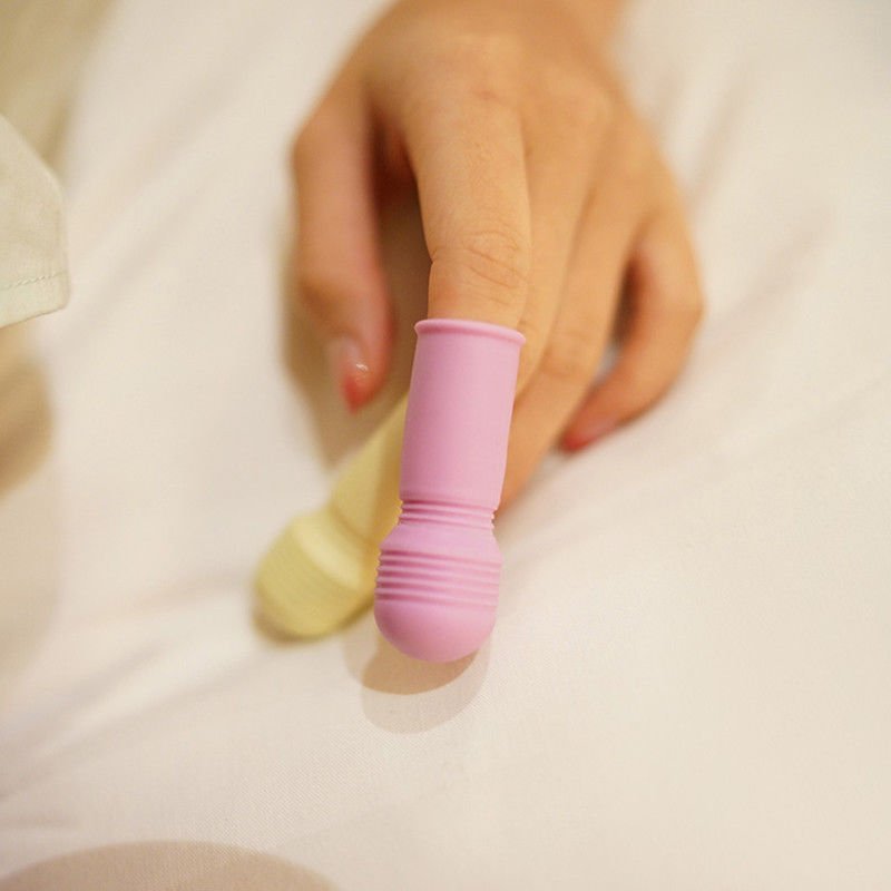Mini Vibrador Dedo Masajeador Punto G Estimulador de Clítoris