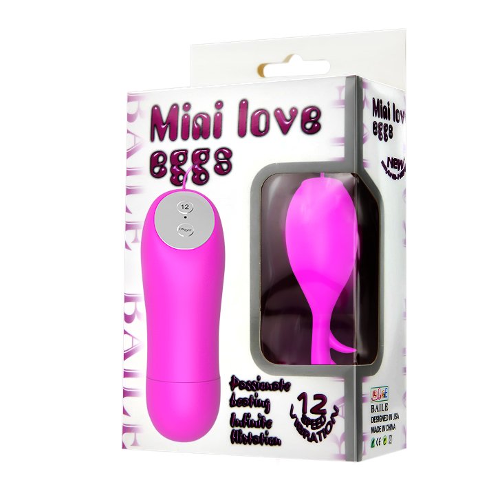 Huevo Vibrador de Silicona Mini Love Rosa