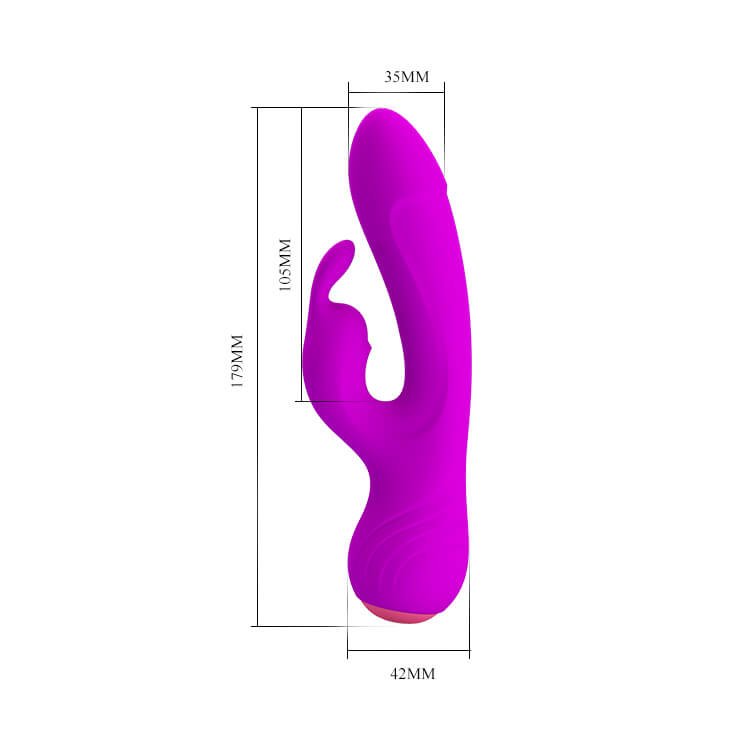 Wholesale Memory Function USB Rechargeable Rabbit Vibrator