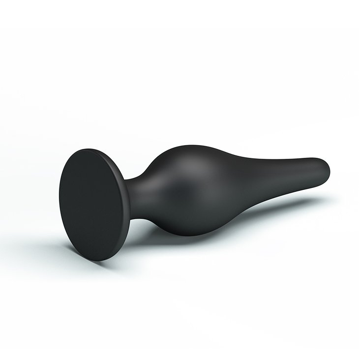 Silicone Suction Base Anal Butt Plug 