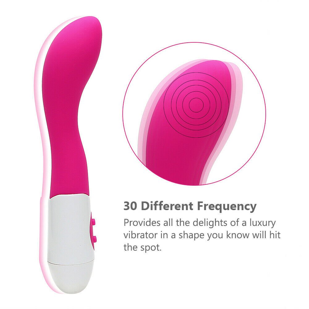 Consolador Vibrador 30 Velocidades Plug Anal Silicona juguetes sexuales