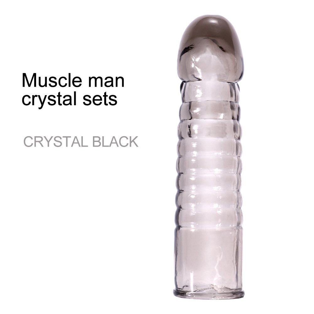Men Extension Penis Sleeve Condom Extender 