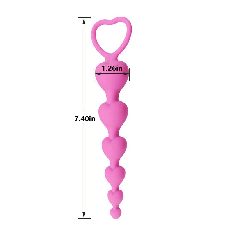 Silicone Anal Beads Size