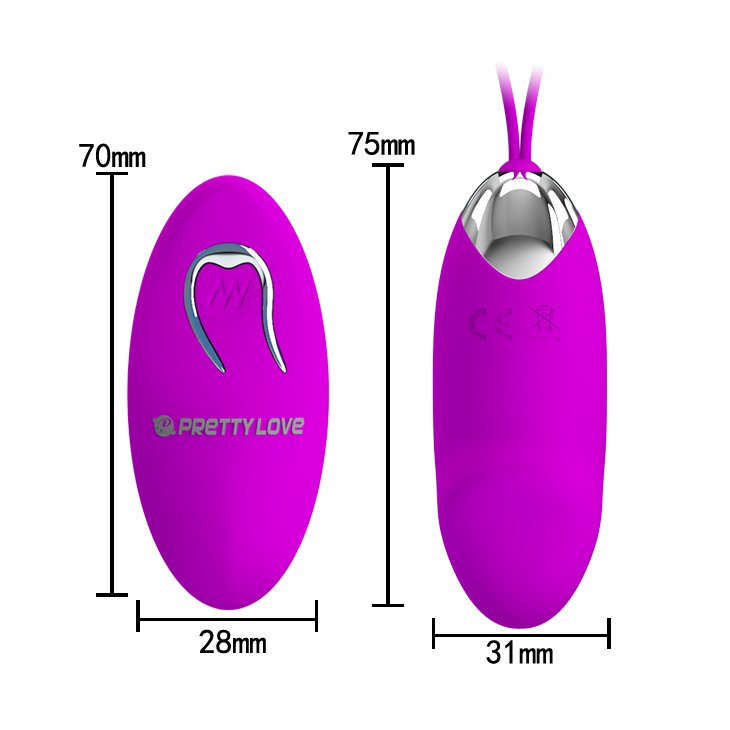 USB Rechargeable Silicone 12 Speed Vibrating Eggs