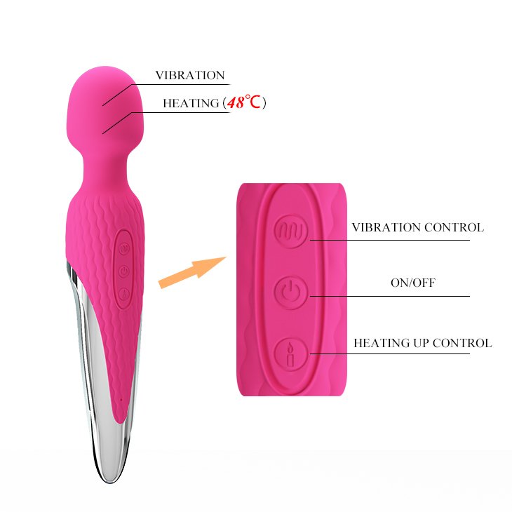 7-Speed USB Charging massages in pink