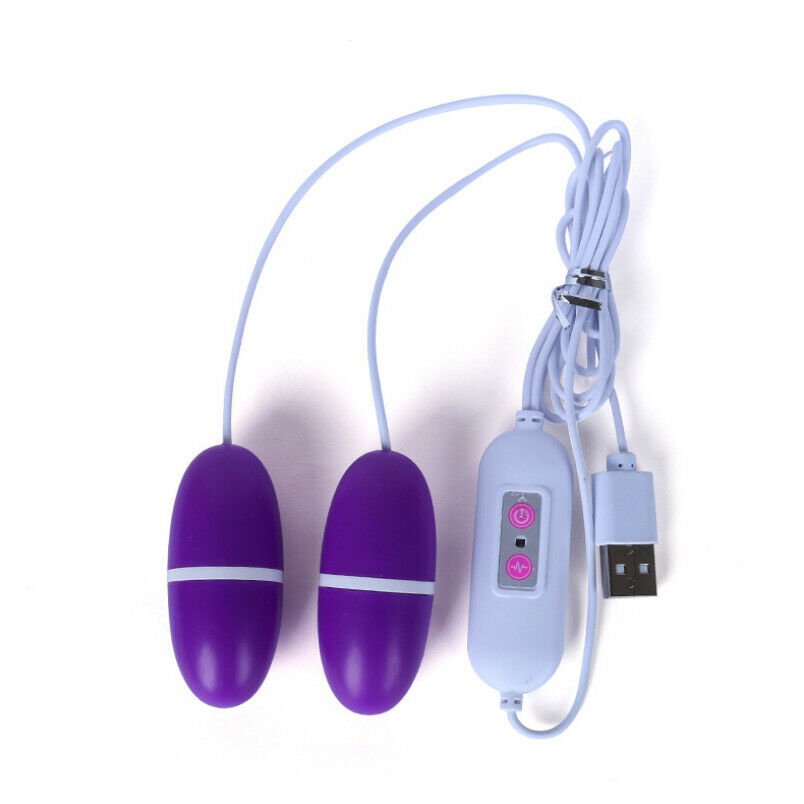 Huevo Vibrador Doble Bala Vibrador Control Remoto 12 Velocidades Juguetes Sexuales Adultos