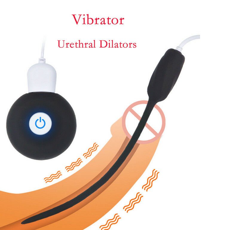 Super Long Silicona Sonido Uretral Plug Estimulación Catéter Dilatador Masculino