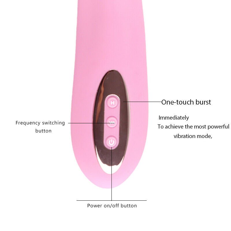 Vibrador Lame Lengua 12 Velocidades Vagina Sexo Oral Juguetes Consolador Vibrador  