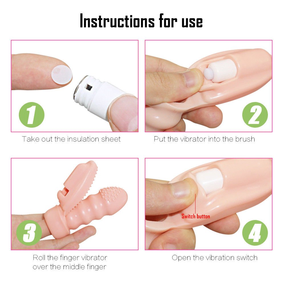 Vibrador de dedos Estimulador de clítoris
