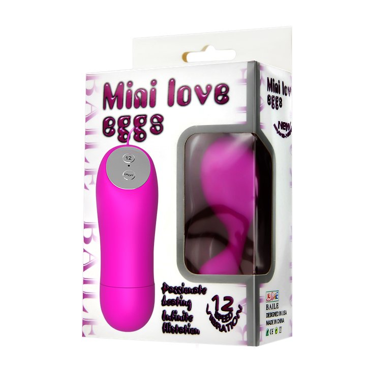 Mini huevos del amor vibradores de silicona