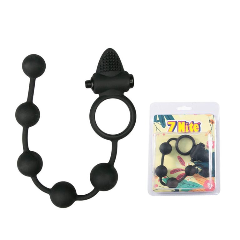 Tongue Cock Ring Plug Beads Vibrator