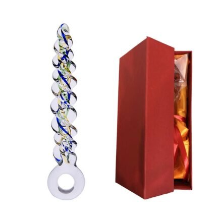 Spiral Glass Dildos Anal Plug