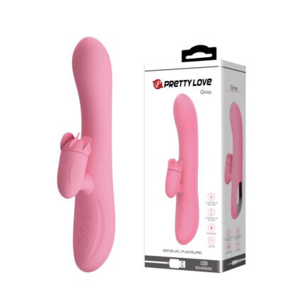 7 Speed Vibrating Silicone Vibrator In Pink