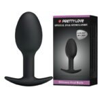 Silicone Butt Plug In Black Anal Plug