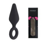 Silicone Black Anal Plug Prostate Massager Anal Toys