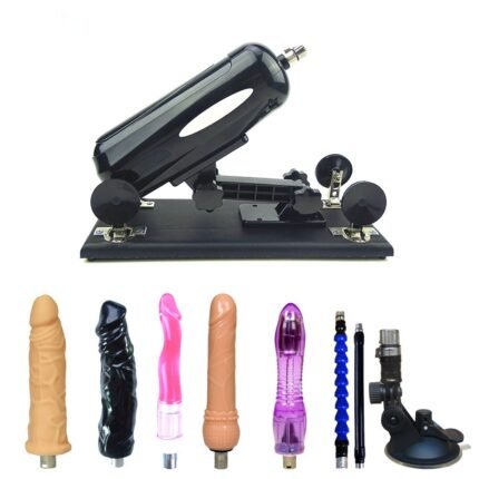 Black Extreme Sex Machine Set