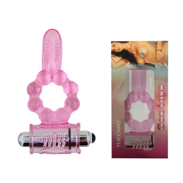 10 Speed Vibrating Penis Ring Tongue Bullet Vibrator Cock Ring