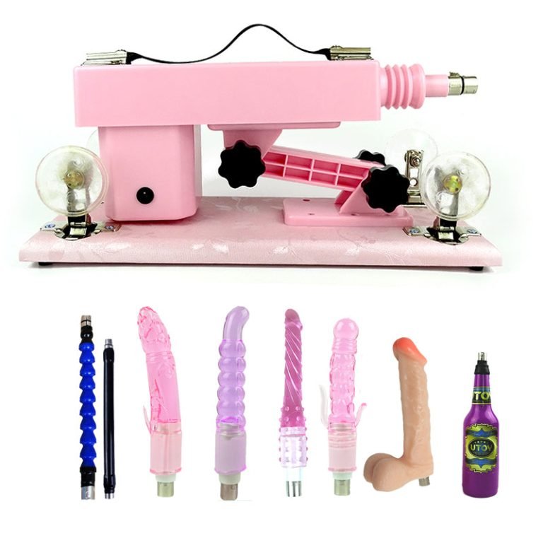 Automatic Masturbation Sex Machine Set Pink