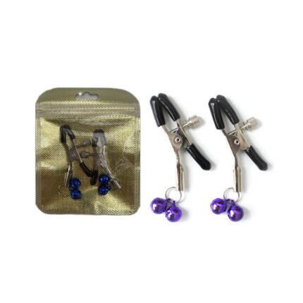 Metal Nipple Clamps Teasing Stimulates (2 bells)