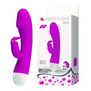 30 Speed USB Rechargeable Rabbit Vibrator