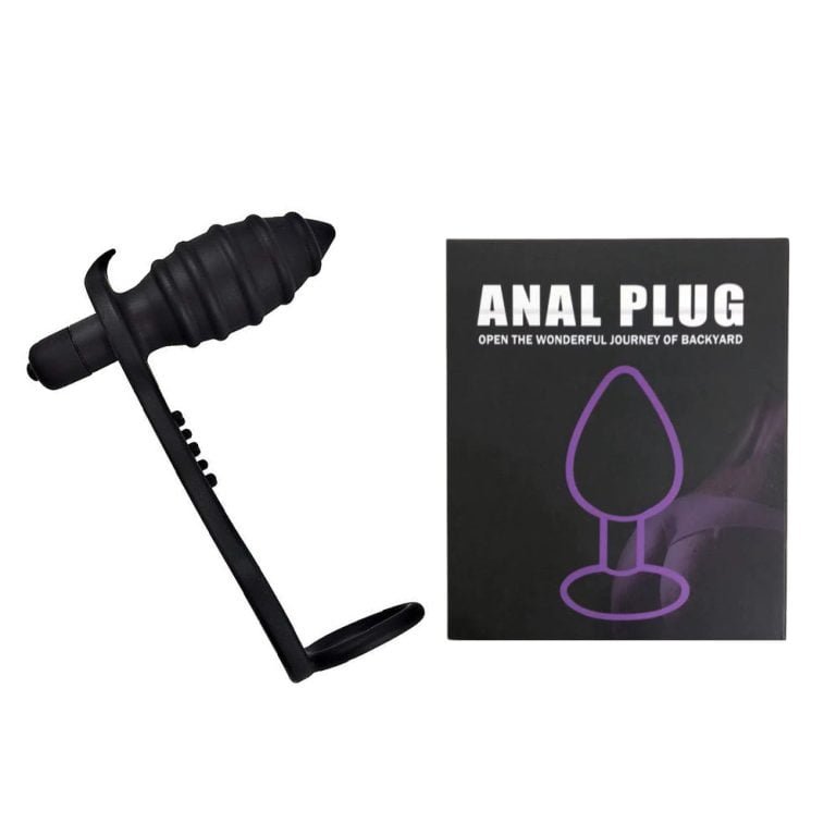 G-spot Prostate Massage Butt Plug Cock Ring