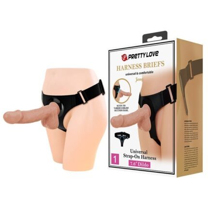 Strap-On Harness Kit with 7.6 Inch Dildo