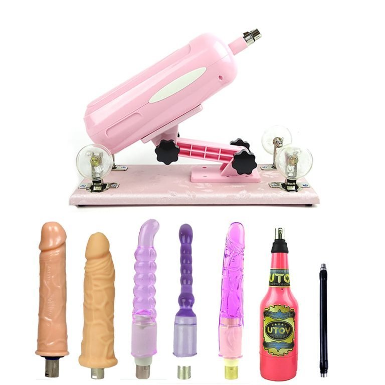 Pink Electric Sex Machines Set