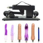 Black Automatic Sex Machines Set