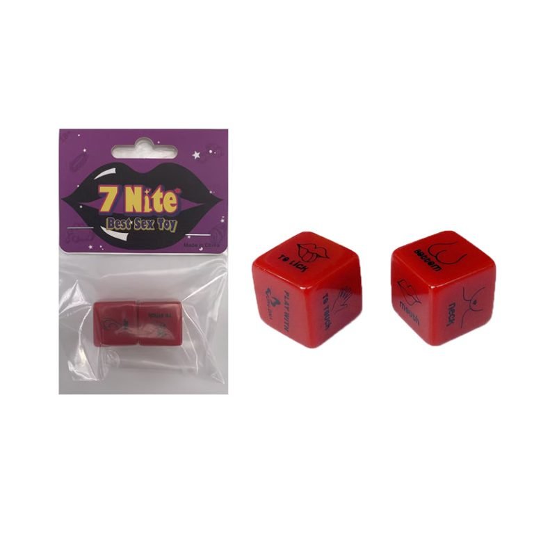 2 Pcs Set Red Sex Love Dice Toys