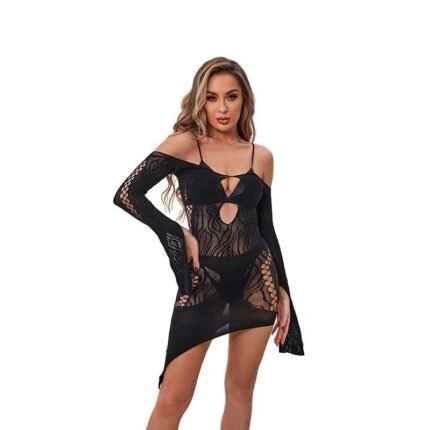 Sexy One-Shoulder One-Piece Dress