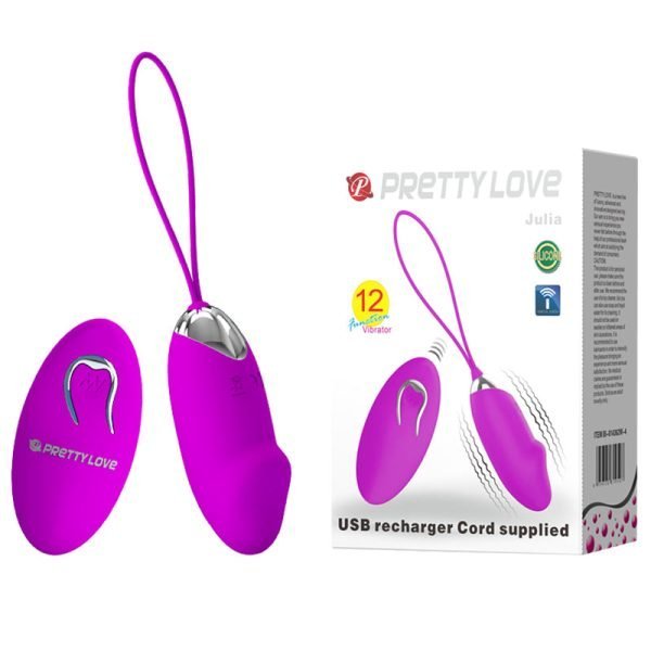 USB Rechargeable Silicone 12 Speed Vibrating Eggs