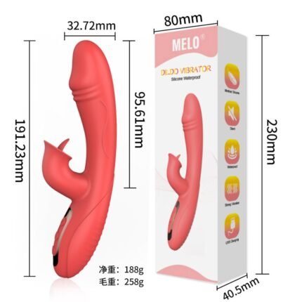 Tongue Licking Double G - Spot Vibrator