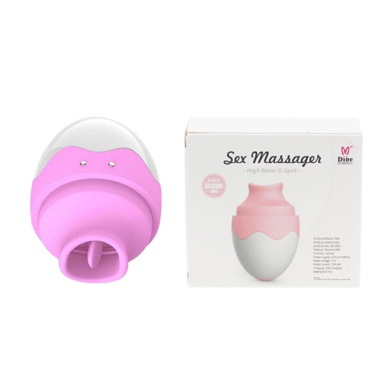 7 Speed Tongue Vaginal Egg Clitoral Stimulator Vibrator