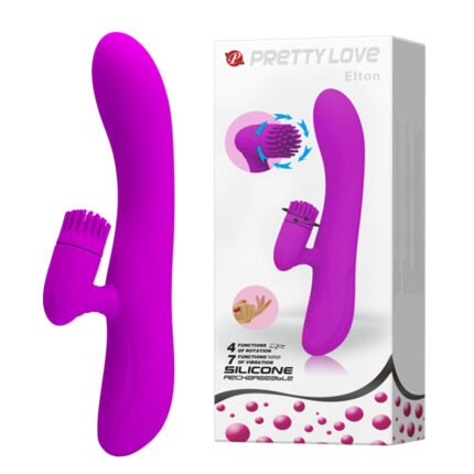 7 Speed Silicone USB Tongue Rabbit Vibrator