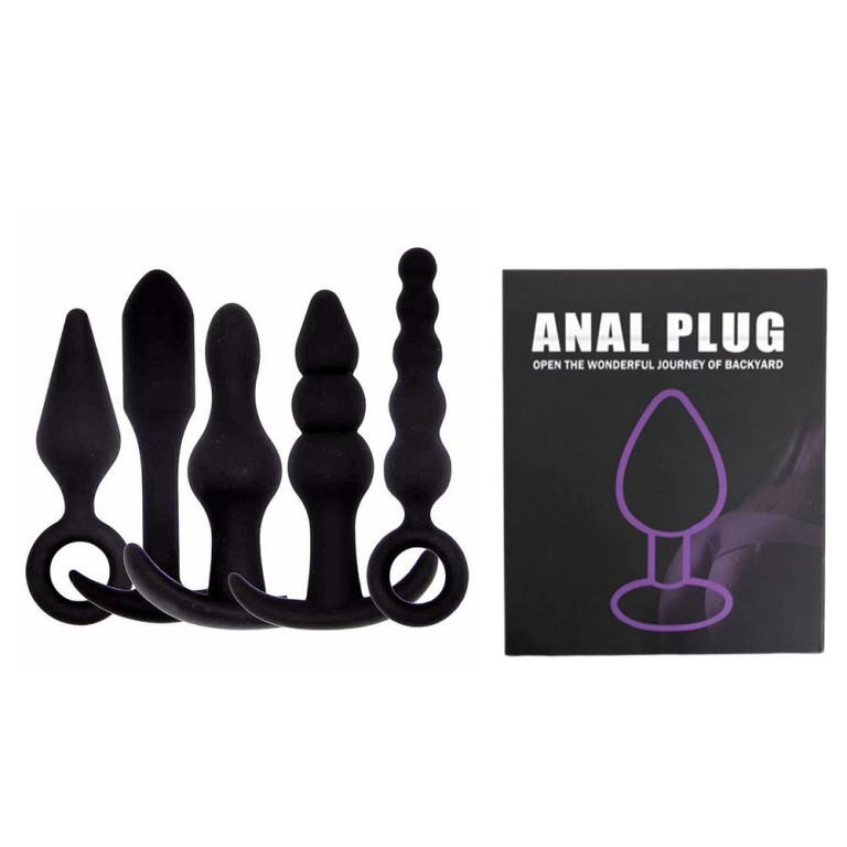 Anal Butt Plug Silicone Anal Beads 5PCS/SET