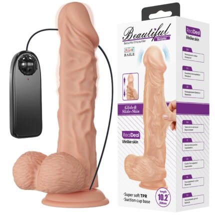 9.4 Inch Extra Realistic Vibrating Dildo