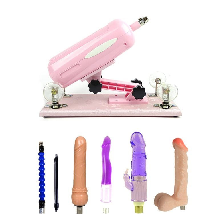 Electric Pink Sex Machines Set