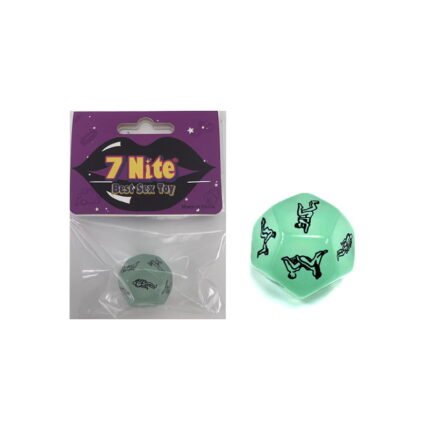 Fluorescence 12 Sided Sex Dice Couples Game