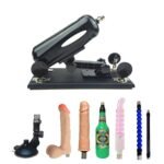 High Quality Black Sex Machine Set