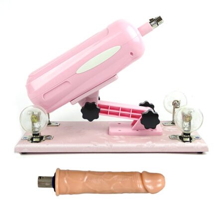 Automatic Pink Sex Machine with S Dildo