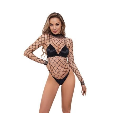 Fishing Net Hole Onesie