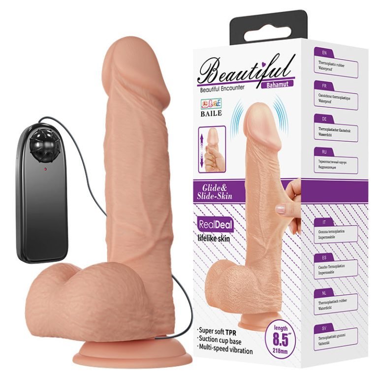 8.5 Inch Realistic Huge Vibrating Dildo