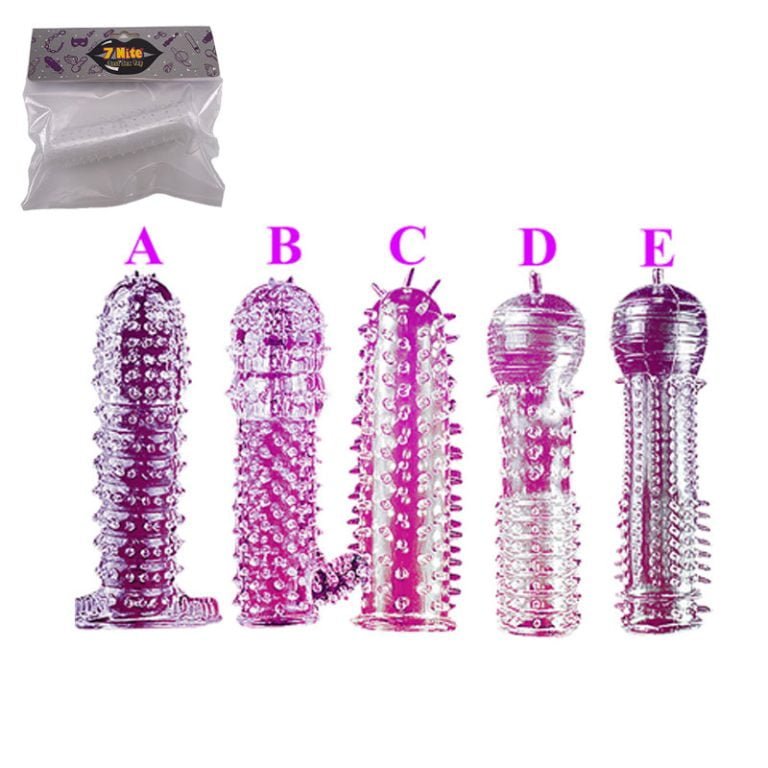 Stimulate Ejaculation Delay Penis Sleeve Reusable Condom