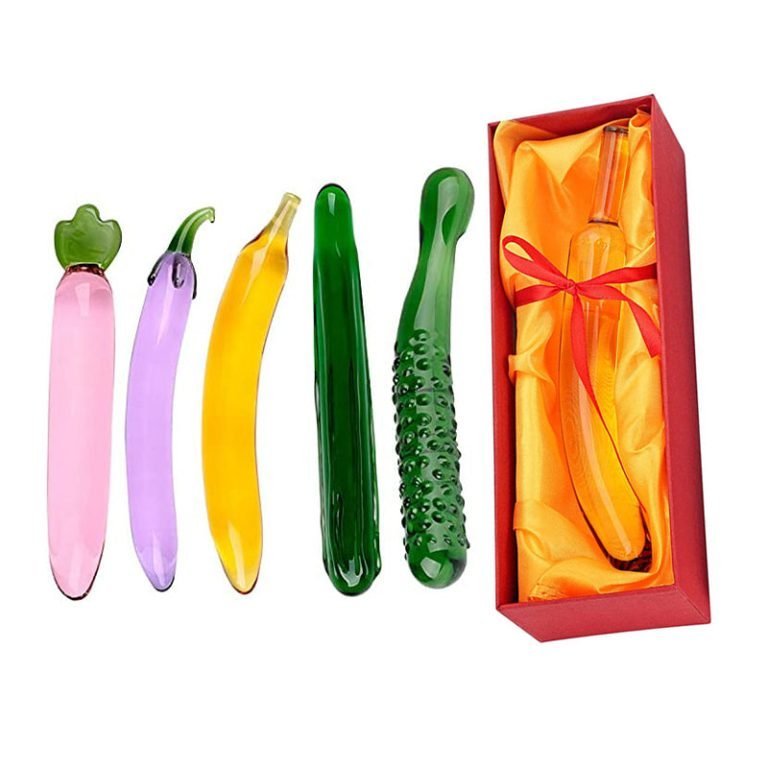 Simulation Vegetable Glass Anal Plug