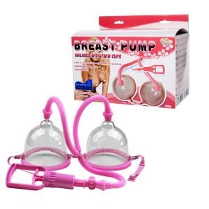 Breast Pump Enlarge With Twin Cups