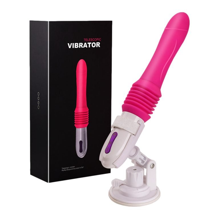 Automatic Telescopic Dildo Vibrator G-spot USB Rechargeable Adult Sex Toys