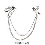 Smooth Slick Nipple Clamps Metal Chain - Image 18
