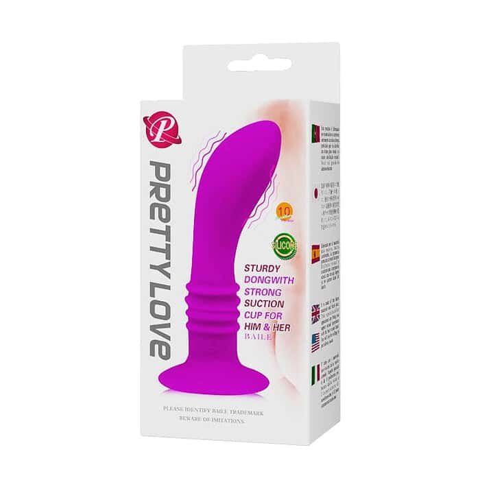 10 Speed Vibrating Suction Base Anal Plug Dildo - Image 5