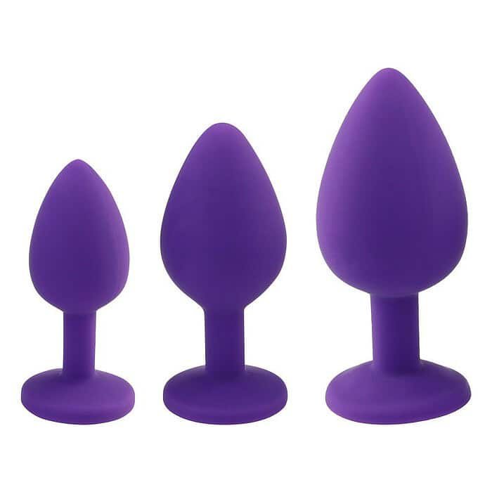 Jewelry Anal Plug Silicone Waterproof Training Kit - Image 7